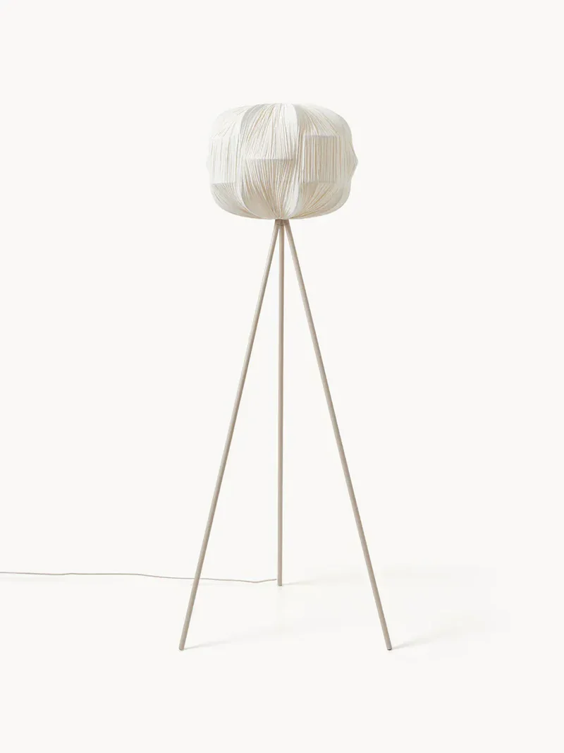 Lampadaire lin salon