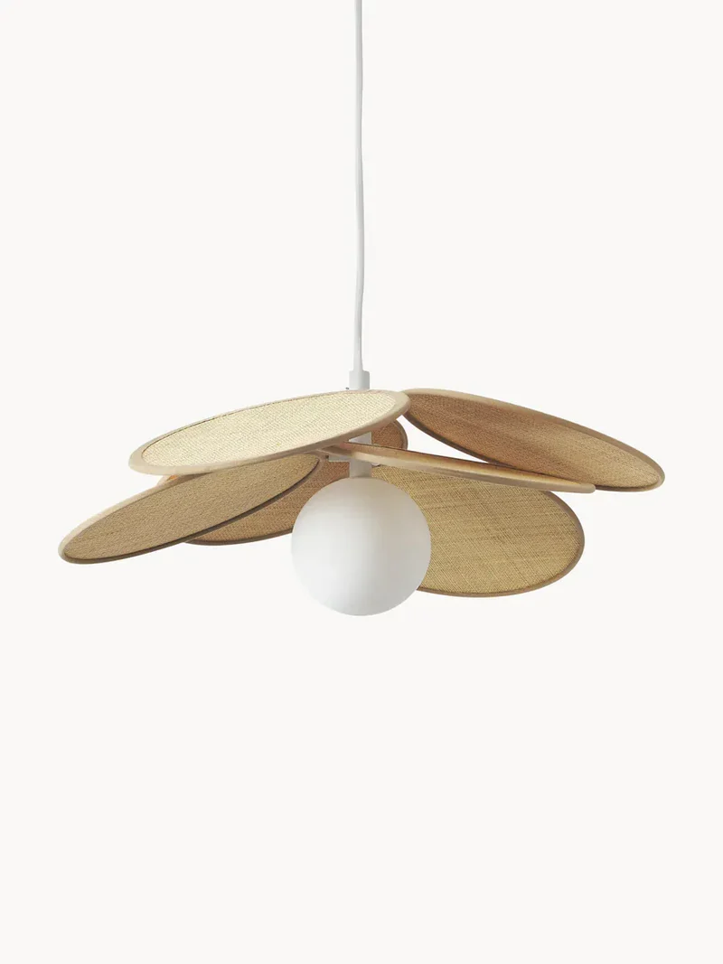 Lampe Suspension fibres naturelles