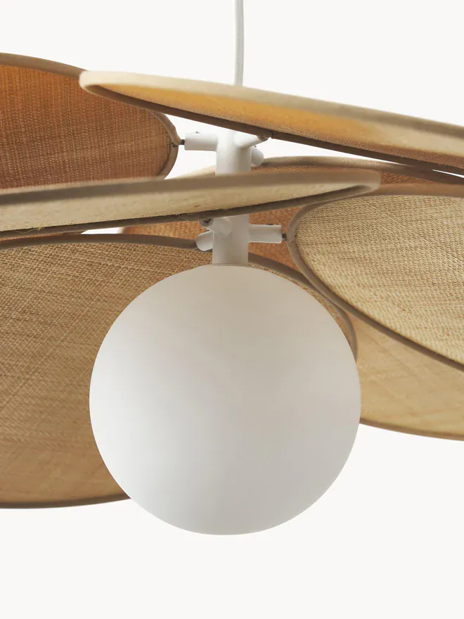 Lampe Suspension fibres naturelles