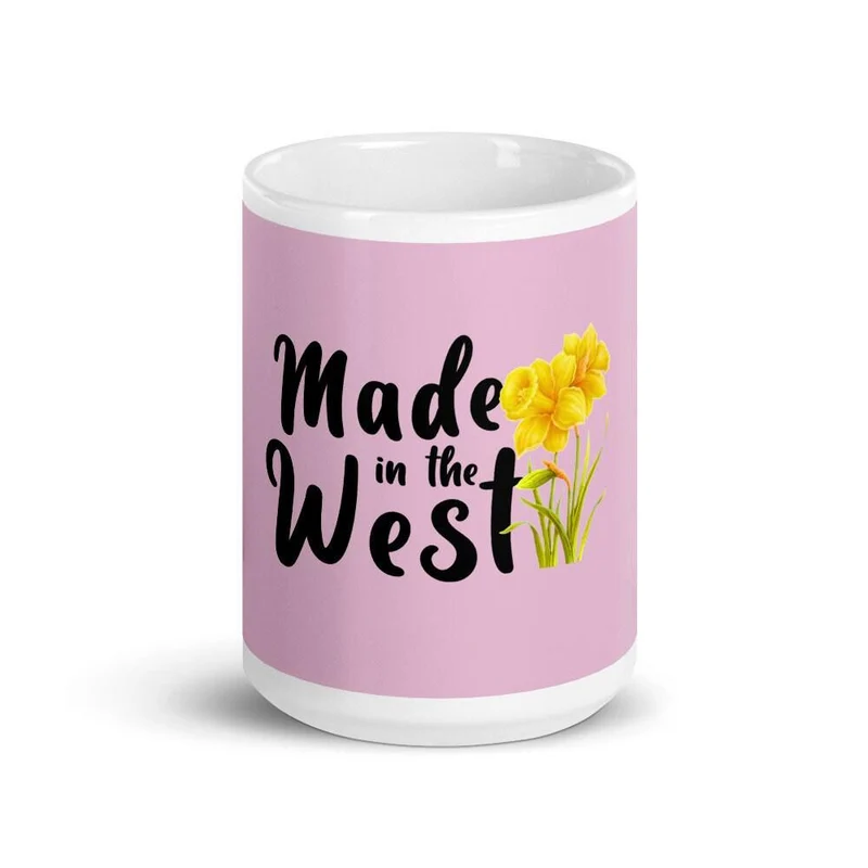 Fabriqué dans la tasse occidentale