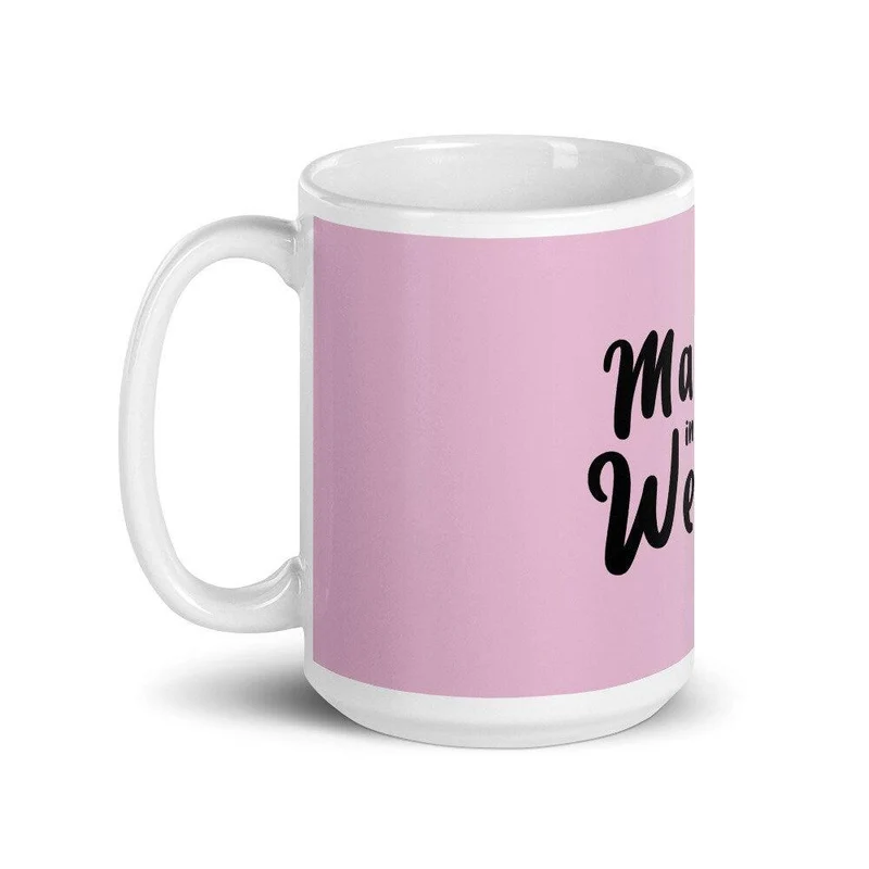 Fabriqué dans la tasse occidentale