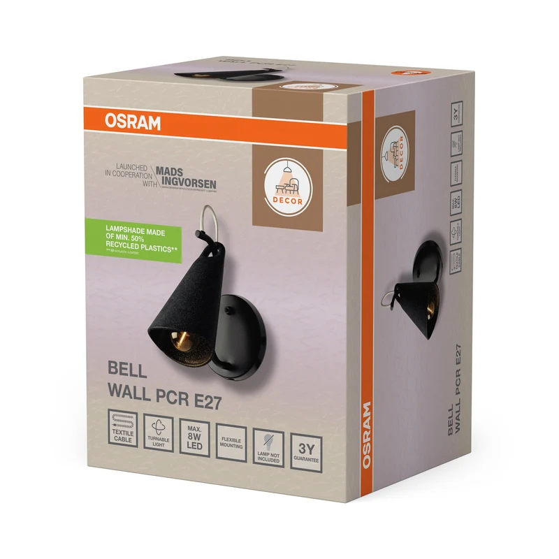 OSRAM DECOR Bell applique E27