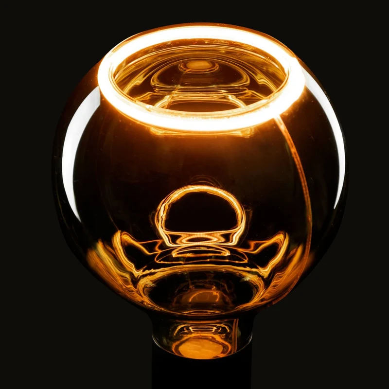 Segula Floating LED Globe E27 G300 Smokey-Grey - 350lm 1900K - Dimmable