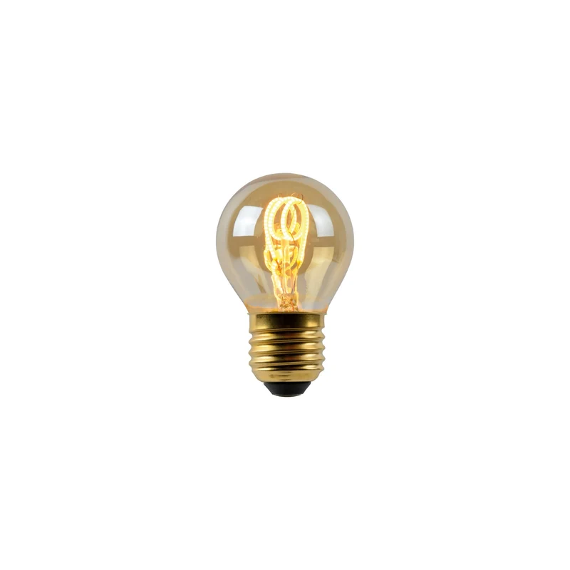 Lucide LED Filament Bulb E27 G45 Amber - 165lm 2200K - Dimmable
