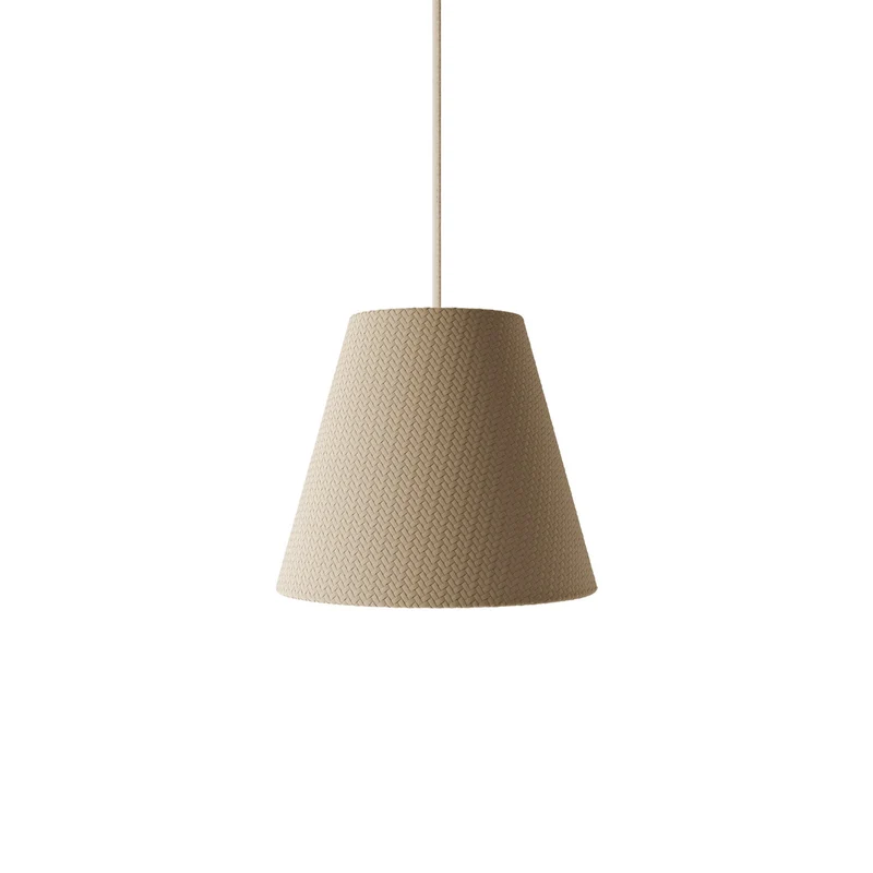 Abat-jour Impero d’extérieur en PVC Bernice taupe avec douille E27 - Made in Italy