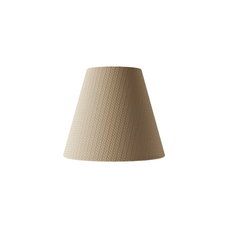 Abat-jour Impero d’extérieur en PVC Bernice taupe avec douille E27 - Made in Italy