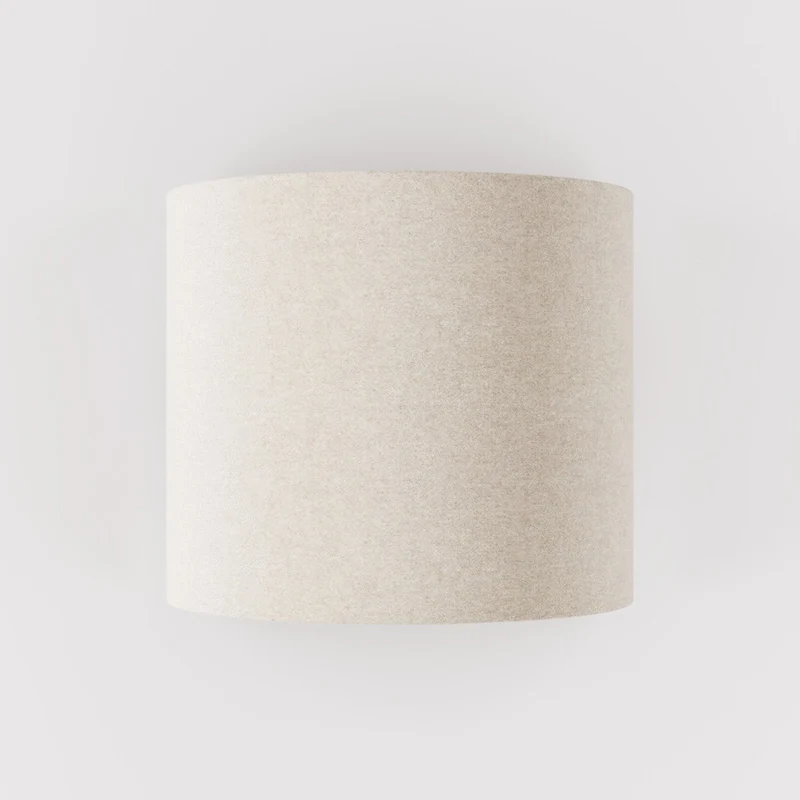 Applique Ventola avec abat-jour en tissu - Fabriqué en Italie - Laine Sable