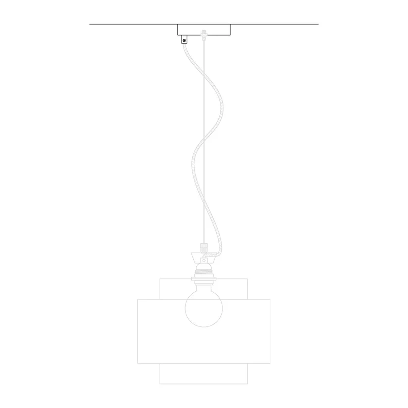Kit Pavillon cylindrique en métal Ø 120 mm avec 2 trous, central et décentré - Noir mat