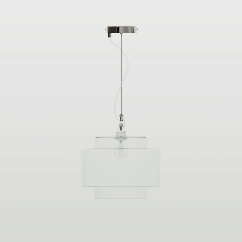 Kit Pavillon Ø 120 mm avec suspension en acier et balancier micrométrique - Chrome