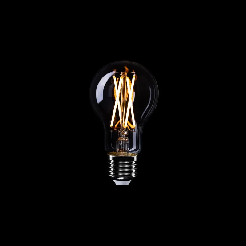 Ampoule LED à filament croisé Goutte A60 7W 720 lm E27 2200K dimmable - X02