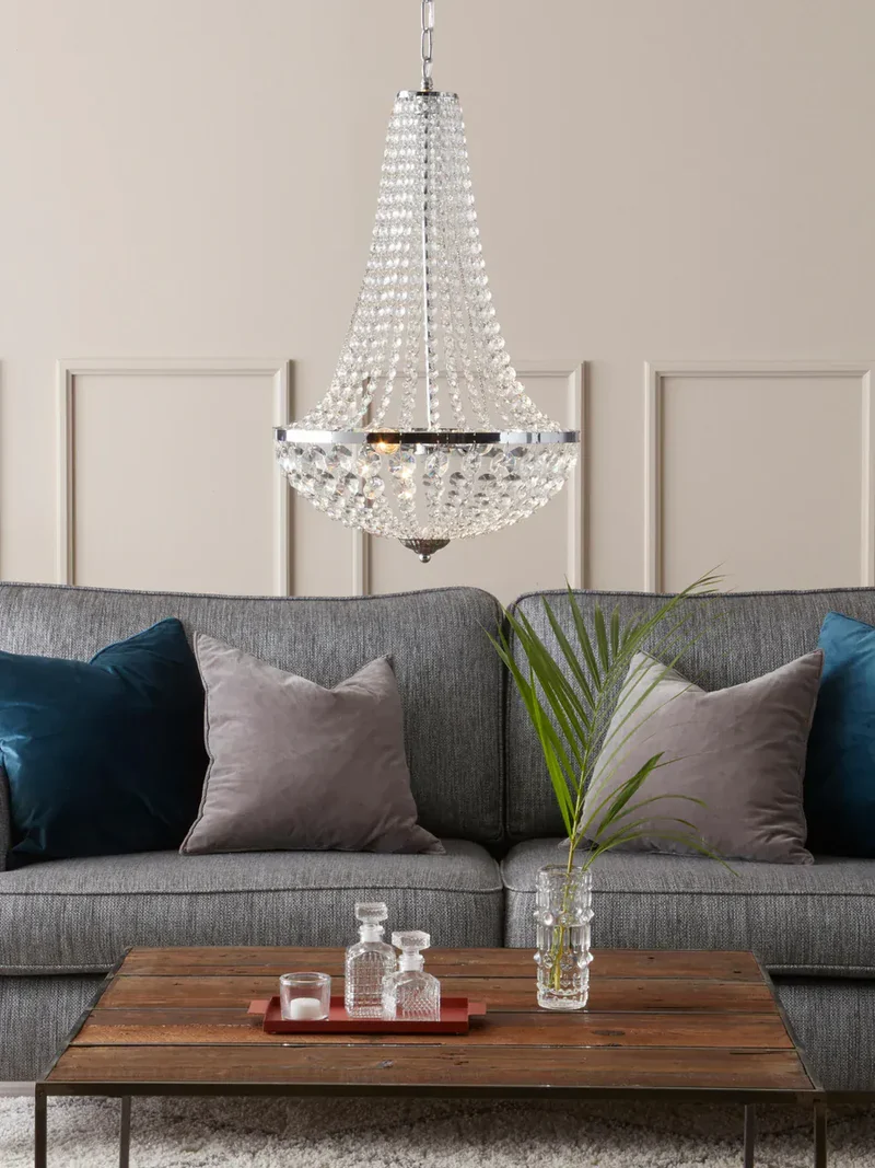 Petit lustre suspension luxe