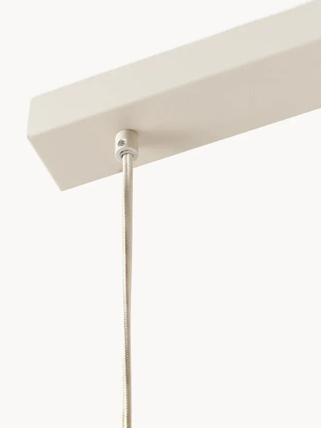 Lustre minimaliste blanc ilot