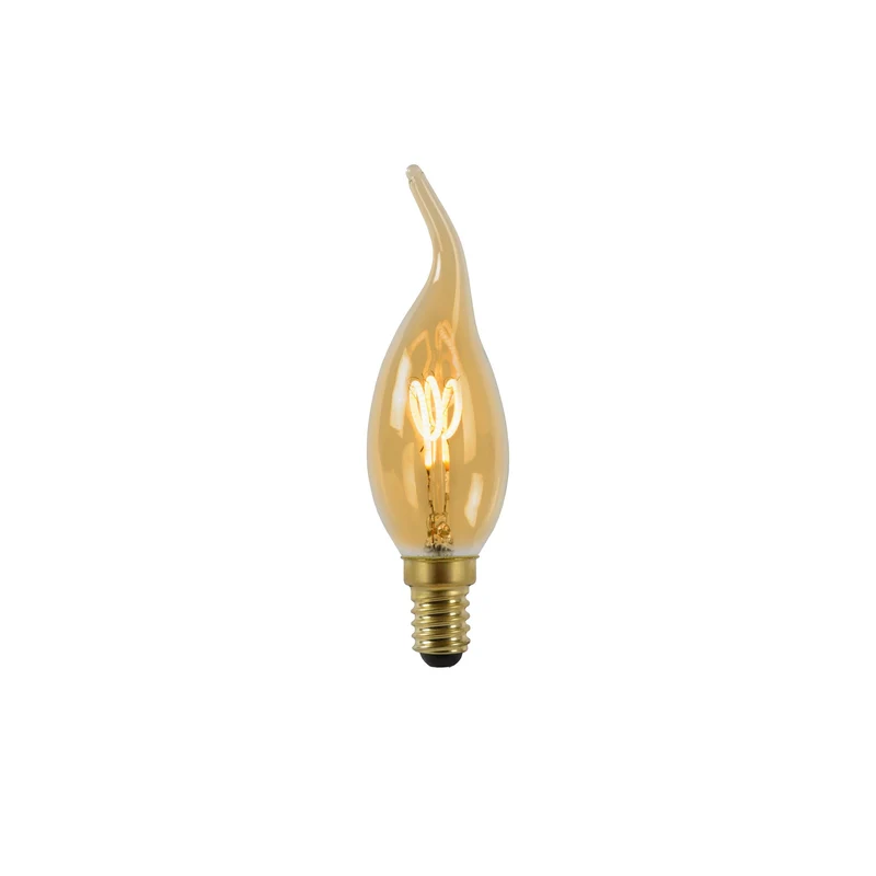 Lucide LED Filament Bulb E14 CT35 Amber - 165lm 2200K - Dimmable