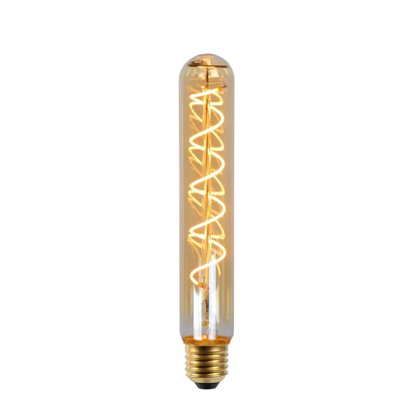 Lucide LED Filament Bulb E27 T32 Amber 25 cm - 380lm 2200K - Dimmable