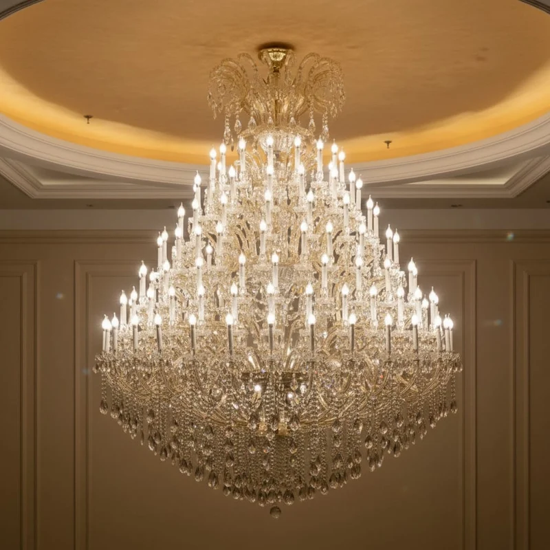 Grand lustre diamètre 2 mètres