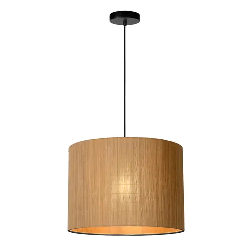 Suspension luminaire en bambou