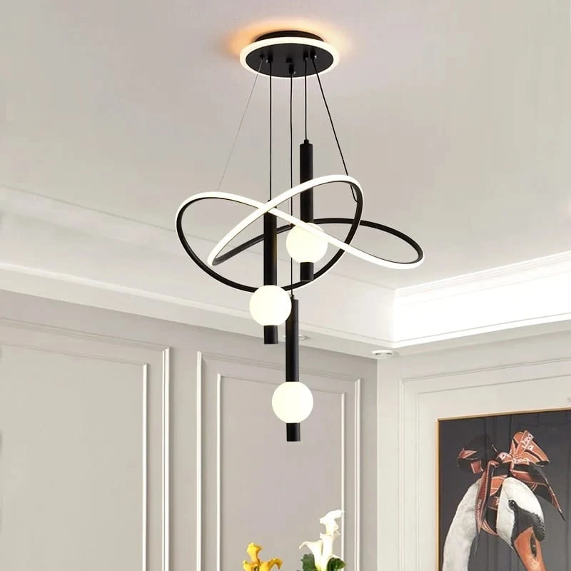 Lustre Suspendu Design LED Salon