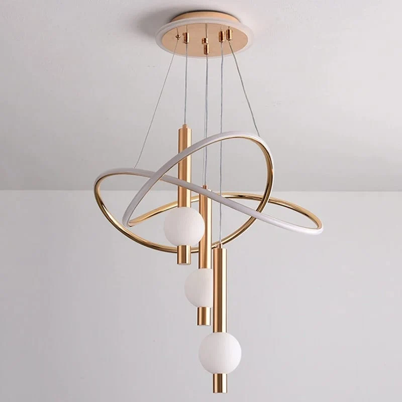Lustre Suspendu Design LED Salon