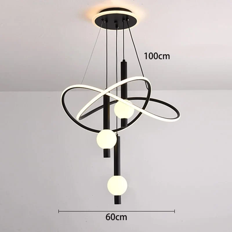 Lustre Suspendu Design LED Salon