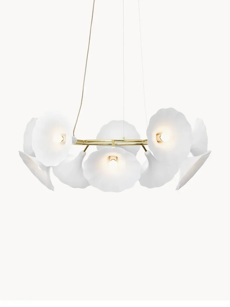 Lustre Rond avec Pétales