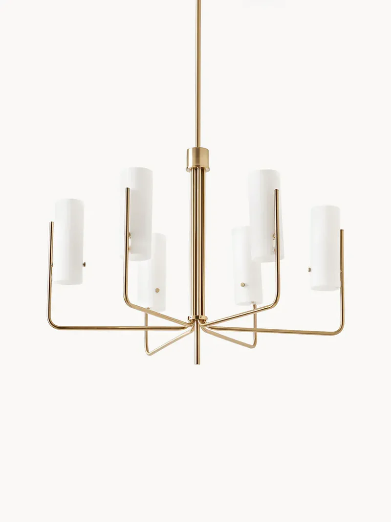 Lustre Blanc Chandelier pour Cuisine