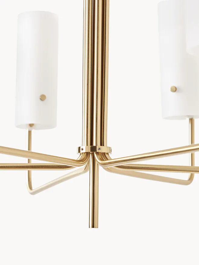 Lustre Blanc Chandelier pour Cuisine