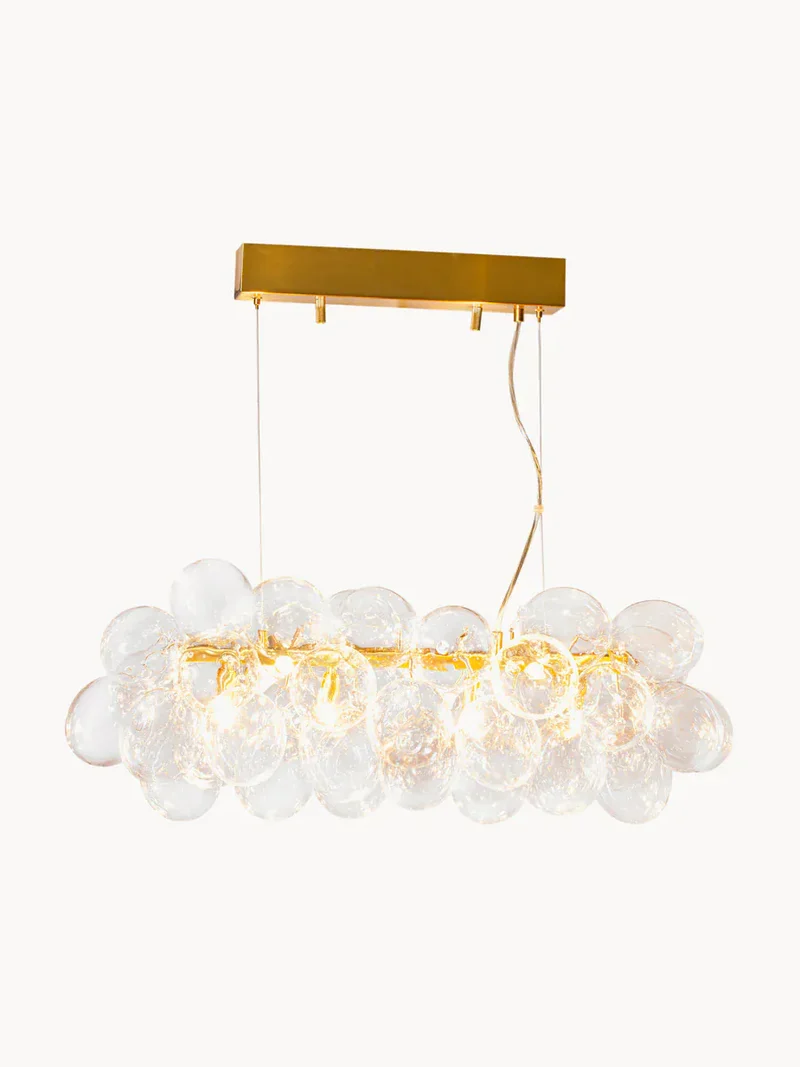 Lustre Salon Bulles Verre