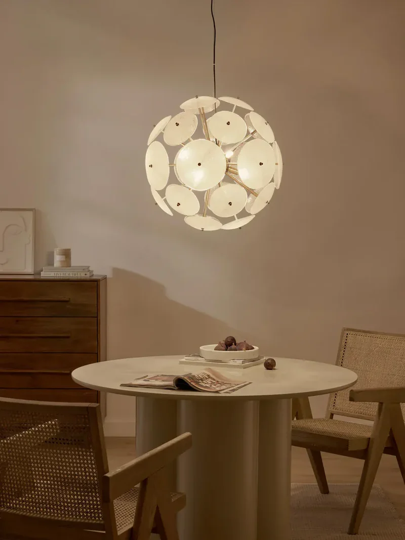 Lustre Verre Vert