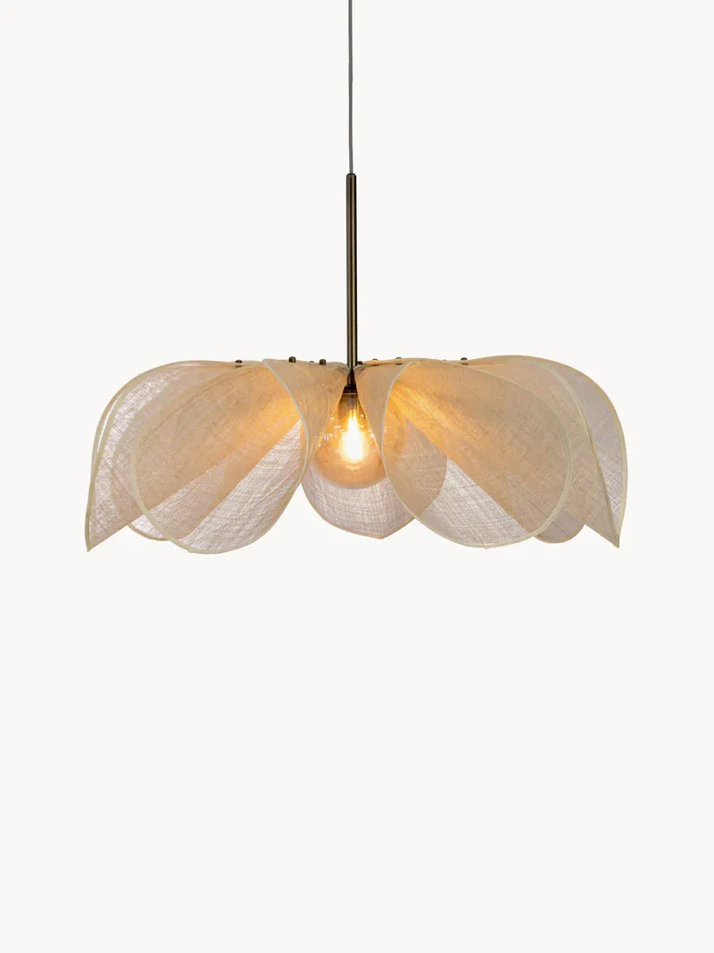 Suspension Luminaire Fibres Bananier