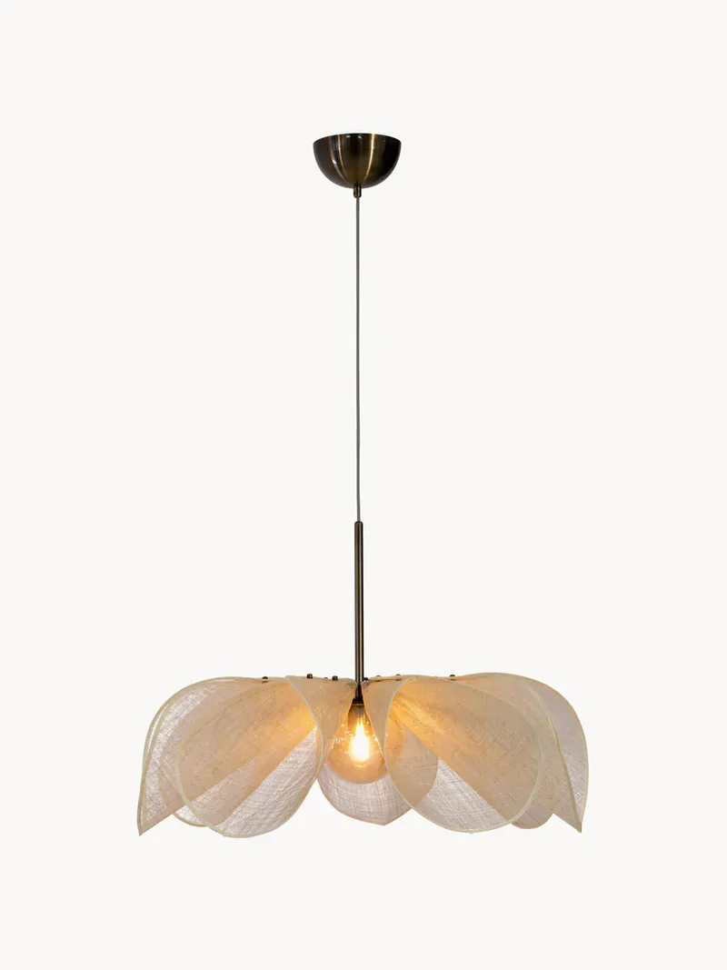 Suspension Luminaire Fibres Bananier