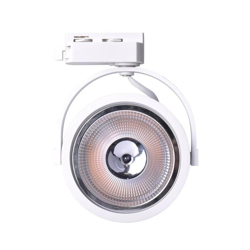 Projecteur LED sur rail monophasé AR111 GU10