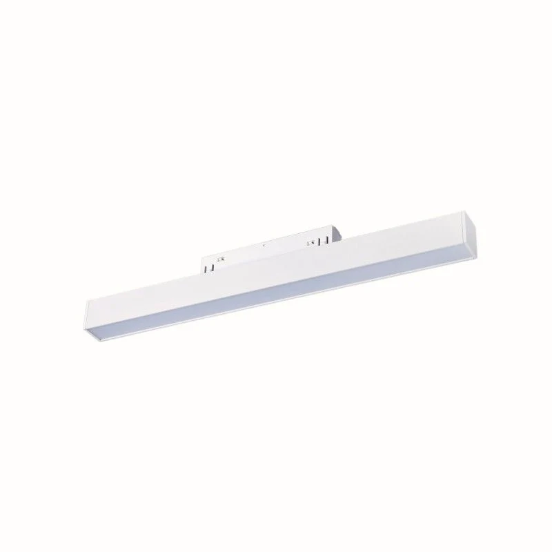 Spot LED linéaire opale sur rail magnétique 48V - 10W - Blanc