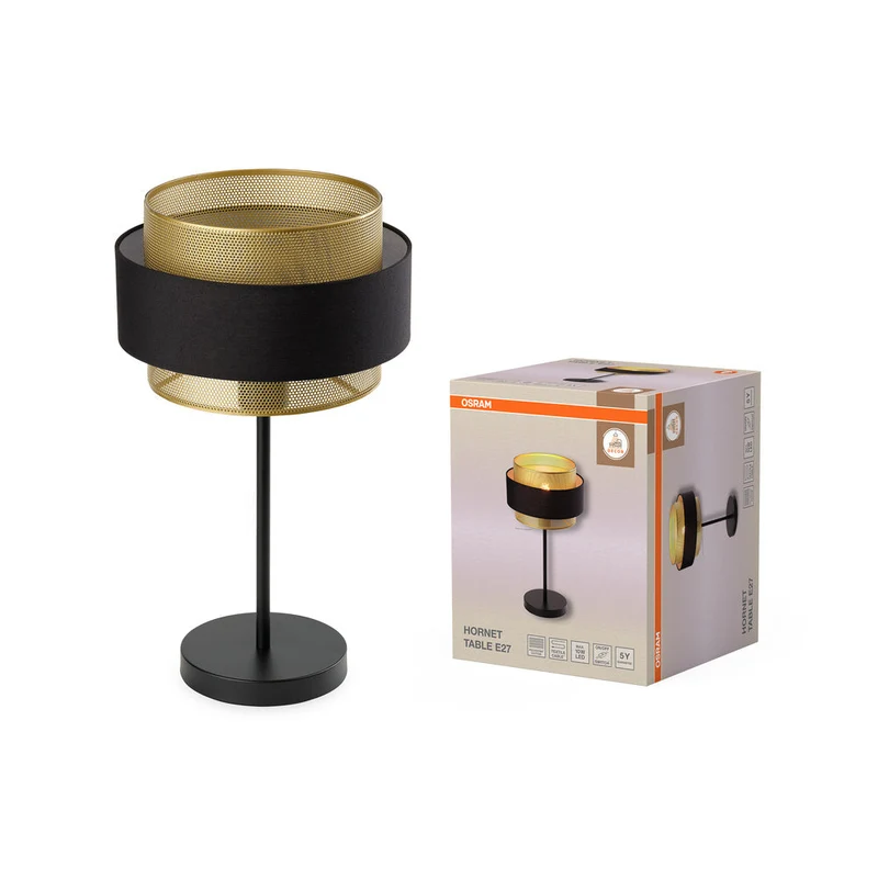 OSRAM DECOR Hornet lampe à poser 1xE27 Noir