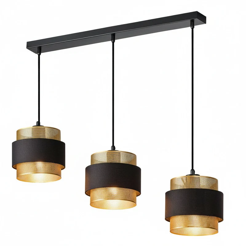 OSRAM DECOR Hornet Suspension linéaire 3xE27 Noir