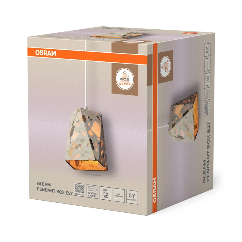 OSRAM DECOR Gleam Suspension Box E27 Blanc