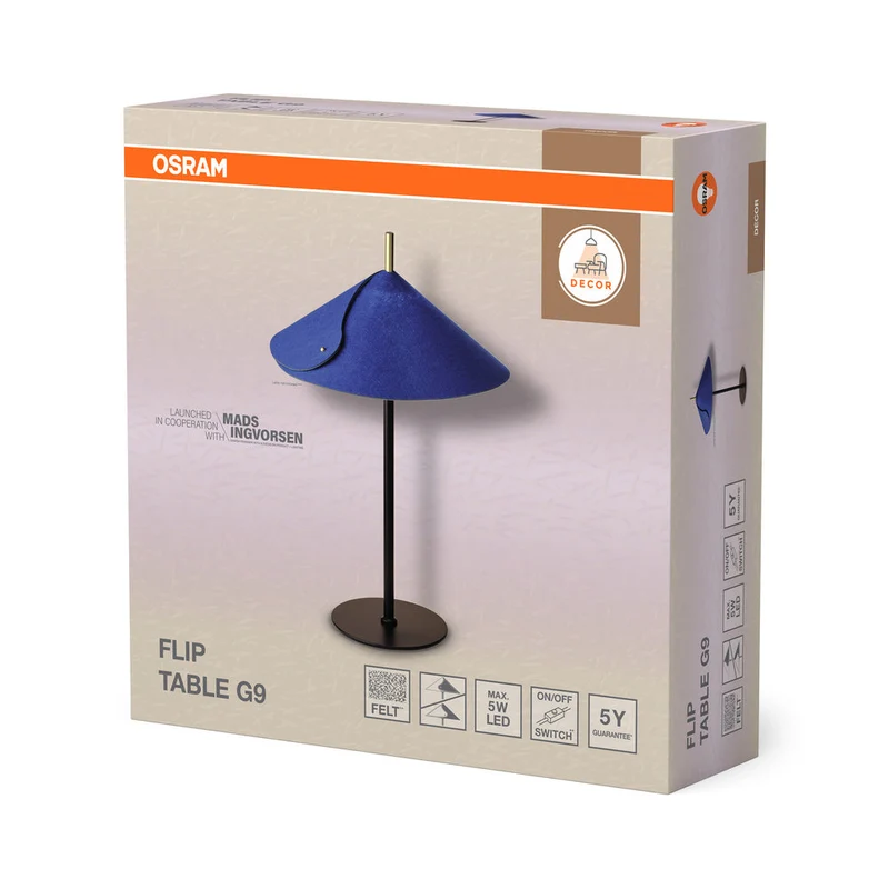 OSRAM DECOR Flip lampe à poser G9 Bleu