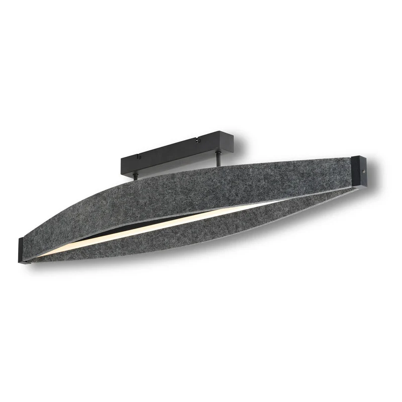 OSRAM DECOR Flat Felt Plafonnier 23W 830 Gris foncé