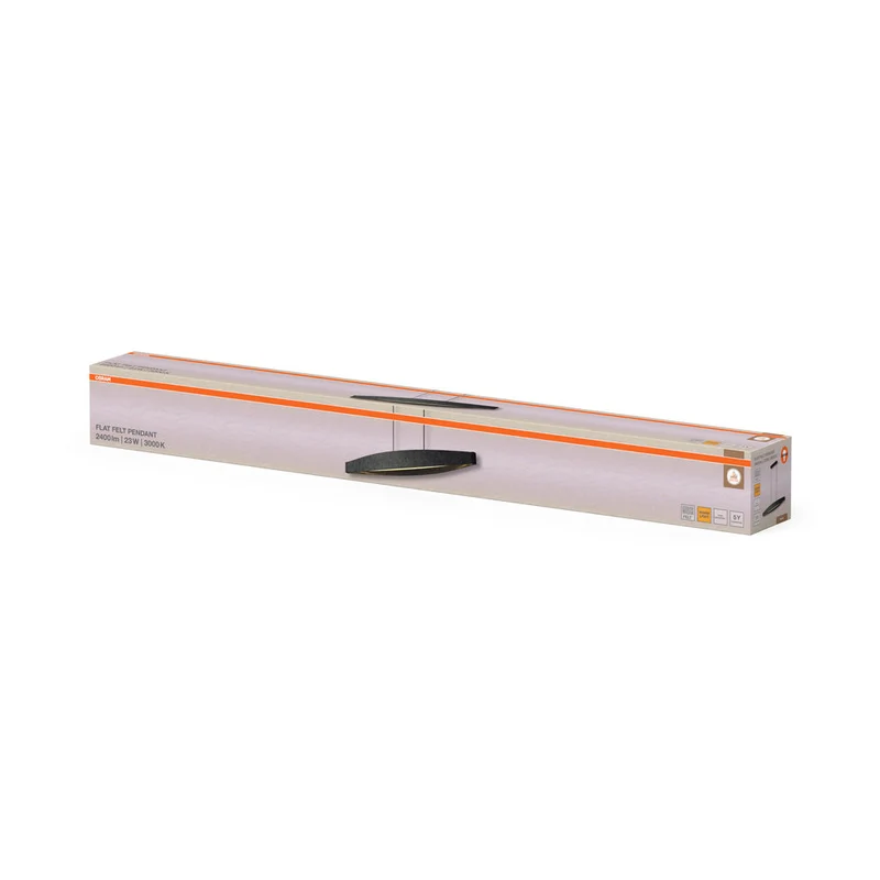 OSRAM DECOR Flat Felt Suspension 23W 830 Gris foncé