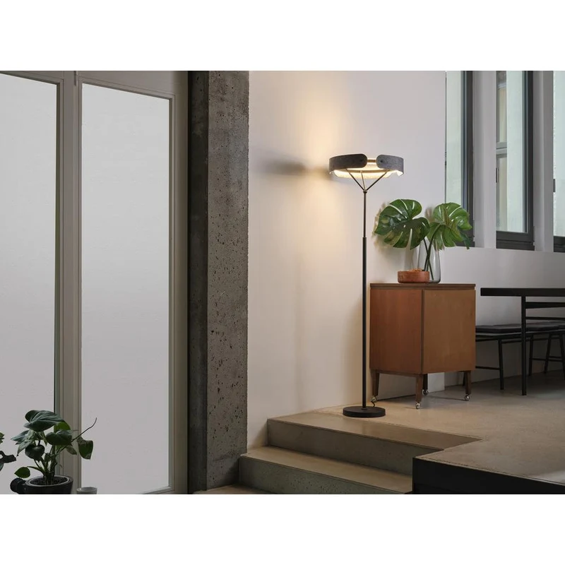 OSRAM DECOR Curve Felt Lampadaire 33W 830 Gris foncé