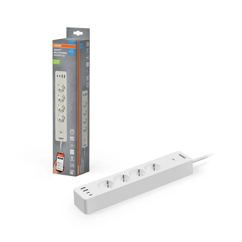 OSRAM Wifi SMART+ multiprise intelligente EU (2e génération) blanche