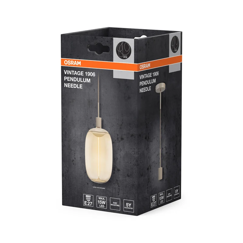 OSRAM Vintage 1906 PenduLum Aiguille Suspension E27 Beige
