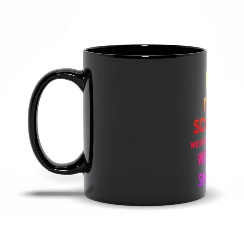Je suis un Scorpion, nous ne restons pas calmes, nous faisons de la merde ! Tasses noires, cadeaux scorpion, cadeau pour scorpion, astrologie scorpion, signe du zodiaque scorpion