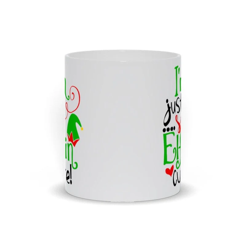 Je suis tellement Elfin mignon ! Tasses, vacances, Noël, Joyeux Noël, Cadeau de vacances, Article de nouveauté, Tasses de Noël drôles