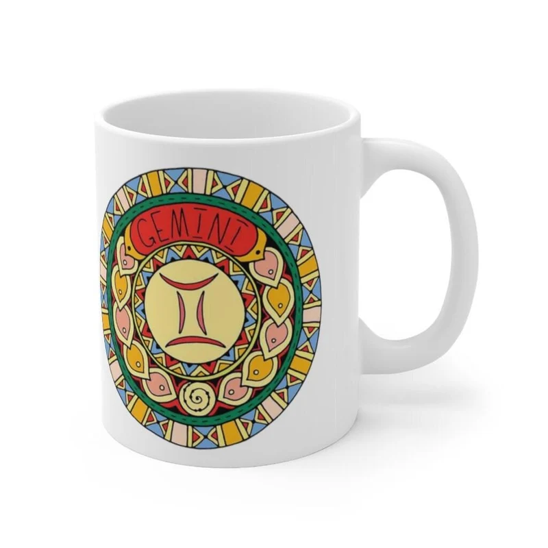 Tasse du zodiaque Gémeaux, cadeau du zodiaque né du 21 mai au 20 juin, signe du zodiaque, cadeau d’horoscope, cadeau d’astrologie, tasse || Naissance des Gémeaux, tasse chakra Gémeaux