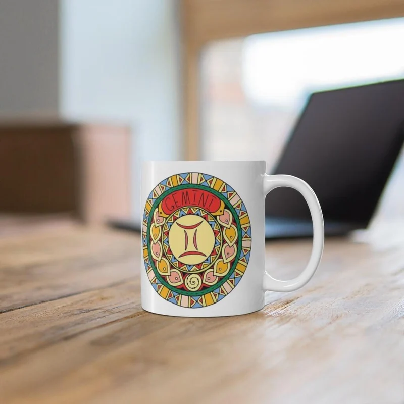 Tasse du zodiaque Gémeaux, cadeau du zodiaque né du 21 mai au 20 juin, signe du zodiaque, cadeau d’horoscope, cadeau d’astrologie, tasse || Naissance des Gémeaux, tasse chakra Gémeaux