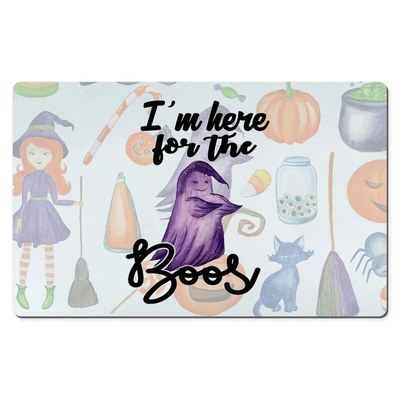 Je suis ici pour les tapis de bureau Boos || Tapis de bureau Halloween
