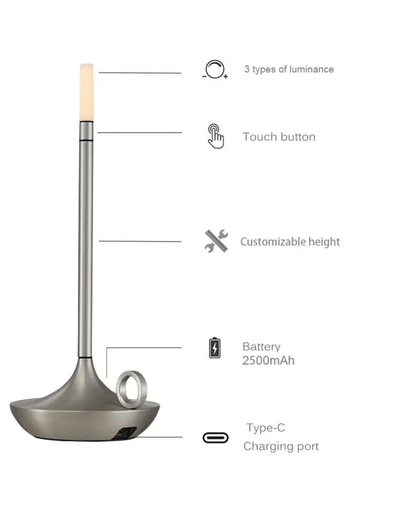 Lampes de Chevet Industriel