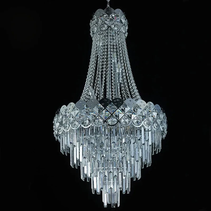 Grand Lustre Chandelier Verre