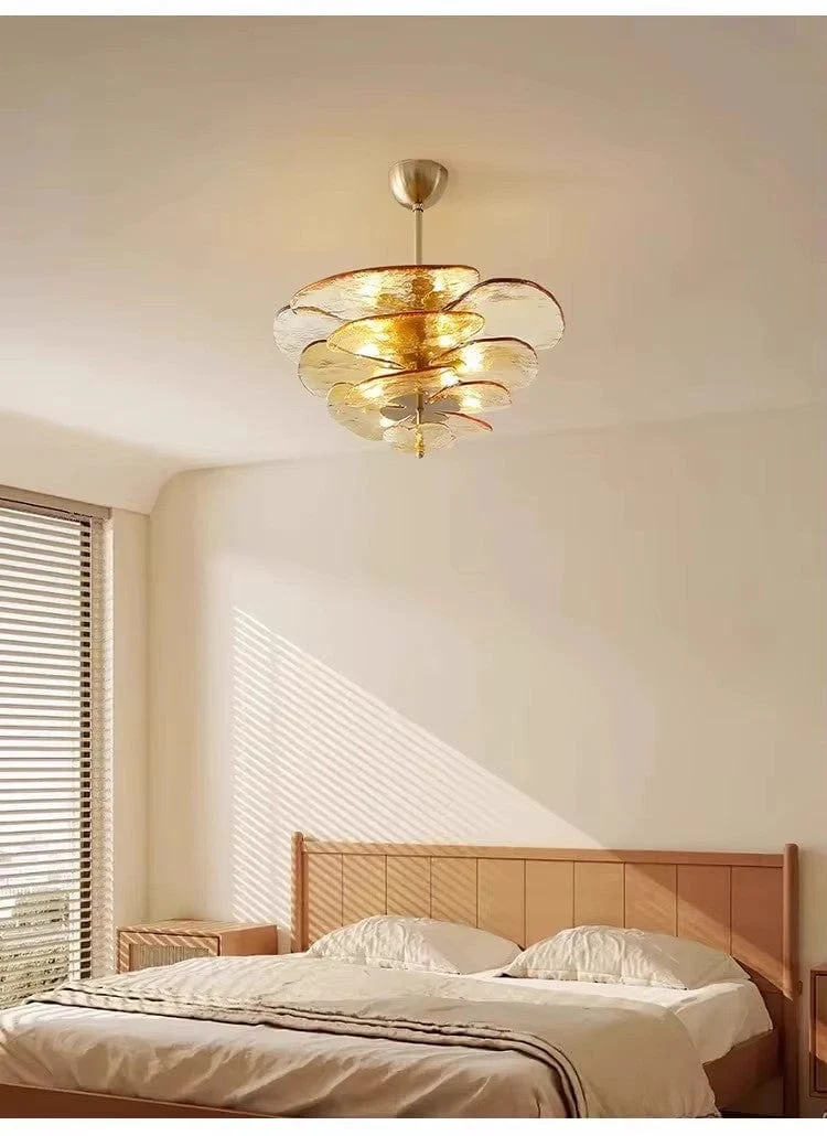 Plafonnier Moderne pour Salon en Verre