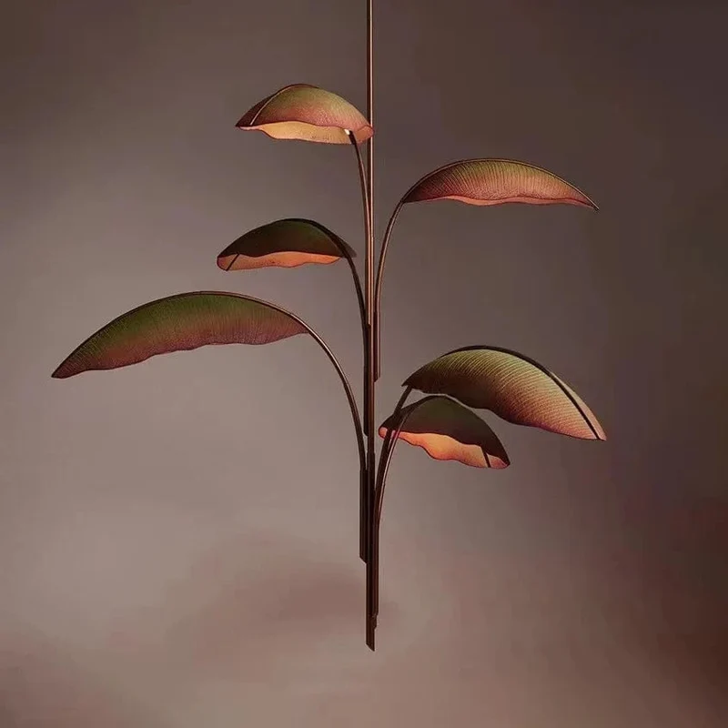 Luminaire Suspension Feuilles de Bananier